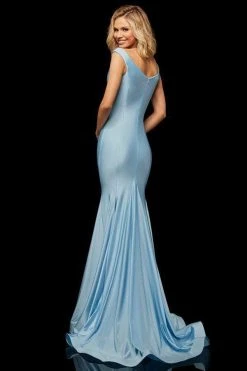 Sherri Hill - 52783 Satin Off Shoulder Mermaid Gown 11 Sherri Hill - 52783 Satin Off Shoulder Mermaid Gown