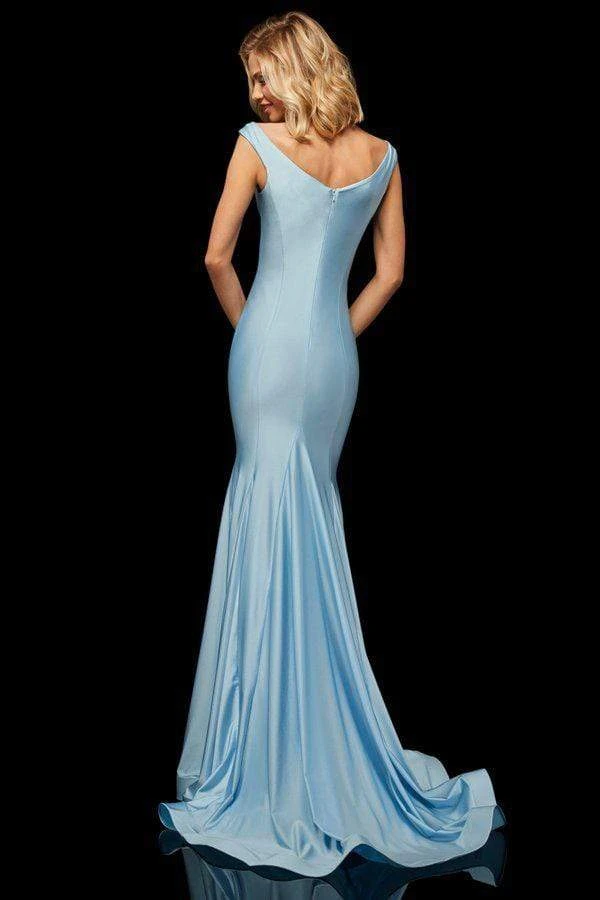 Sherri Hill - 52783 Satin Off Shoulder Mermaid Gown 6 Sherri Hill - 52783 Satin Off Shoulder Mermaid Gown