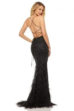 Sherri Hill - 52827 Metallic Lace Fitted Mermaid Dress