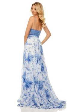 Sherri Hill - 52858 Sweetheart Long Blue Dress 7 Sherri Hill - 52858 Sweetheart Long Blue Dress