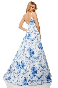 Sherri Hill - 52863 Square Taffeta Ball Gown