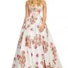 Sherri Hill - 52867 Strapless A Line Printed Dress 1 Sherri Hill - 52867 Strapless A Line Printed Dress