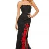 Sherri Hill - 52876 Strapless Long Black Dress 2 Sherri Hill - 52876 Strapless Long Black Dress