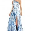 Sherri Hill - 52900 Printed One Shoulder Dress