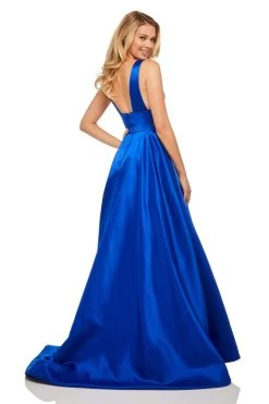Sherri Hill - 52911 Sleeveless Deep V-neck A-line Dress 18 Sherri Hill - 52911 Sleeveless Deep V-neck A-line Dress