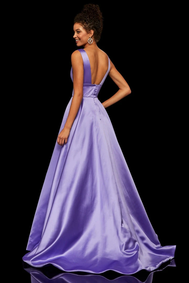 Sherri Hill - 52911 Sleeveless Deep V-neck A-line Dress 12 Sherri Hill - 52911 Sleeveless Deep V-neck A-line Dress