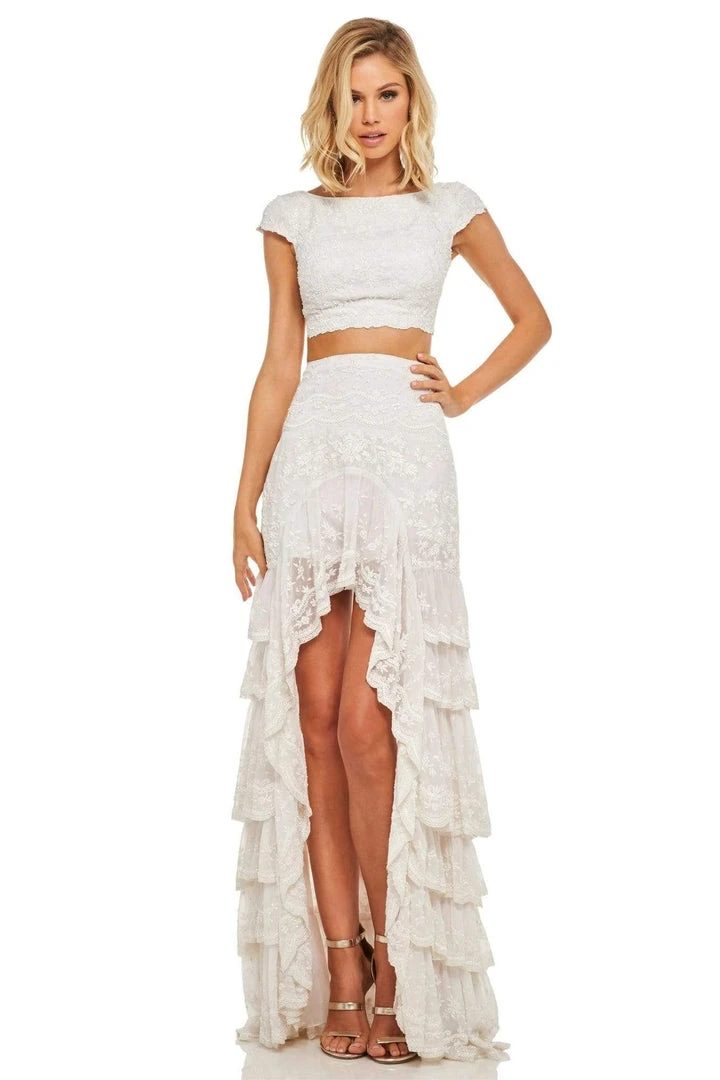 Sherri Hill - 52917 Bateau Two Piece Column Dress 3 Sherri Hill - 52917 Bateau Two Piece Column Dress