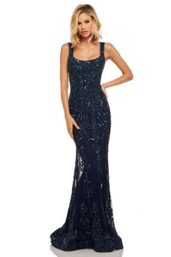 Sherri Hill - 52925 Long Beaded Lace Mermaid Dress 13 Sherri Hill - 52925 Long Beaded Lace Mermaid Dress