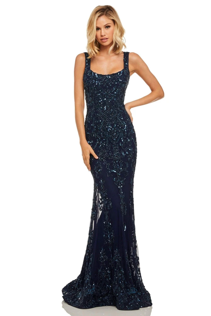 Sherri Hill - 52925 Long Beaded Lace Mermaid Dress 5 Sherri Hill - 52925 Long Beaded Lace Mermaid Dress