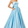 Sherri Hill - 52926 Long Surplice Sweetheart A Line Dress