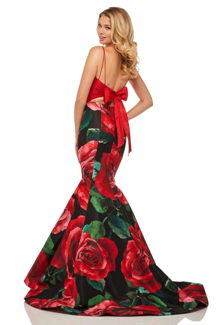Sherri Hill - 52930 Red Mermaid Dress 4 Sherri Hill - 52930 Red Mermaid Dress