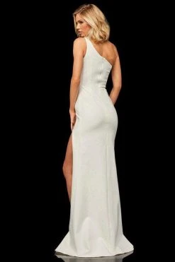 Sherri Hill - 52936 Asymmetrical Dress With Slit