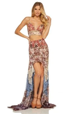 Sherri Hill - 52950 High-Low Floral Dress