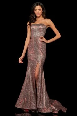 Sherri Hill - 52954 Long Strapless Fitted Mermaid Dress
