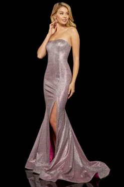 Sherri Hill - 52954 Long Strapless Fitted Mermaid Dress