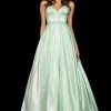 Sherri Hill - 52956 Long Glitter Knit A Line Dress