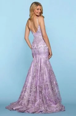 Sherri Hill - 52996 Applique Sweetheart Trumpet Dress