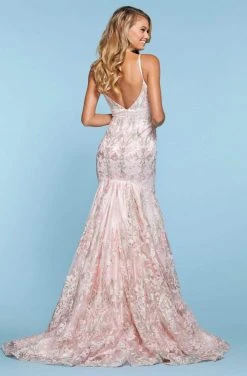 Sherri Hill - 52996 Applique Sweetheart Trumpet Dress