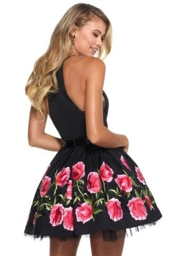 Sherri Hill - 53023 Halter A-line Short Dress