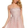 Sherri Hill - 53099 Beaded Lace Short Tulle A-line Dress