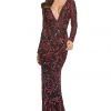 Sherri Hill - 53161 Embellished Long Sleeves Evening Dress