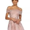 Sherri Hill - 53164 Off-Shoulder Short Dress