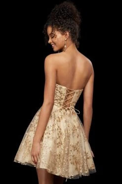 Sherri Hill - 53181 Straight Across Short Dress