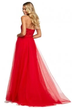 Sherri Hill - 53207 Lace Halter Neckline Evening Dress
