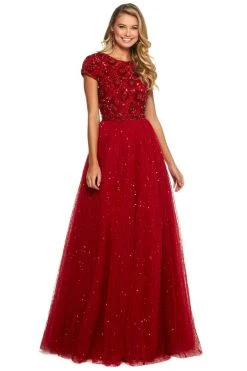 Sherri Hill - 53227 Beaded Jewel Ballgown Dress