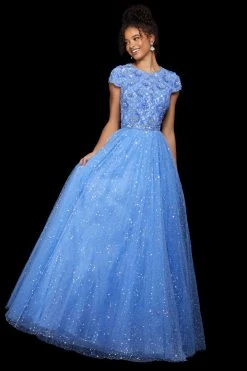 Sherri Hill - 53227 Beaded Jewel Ballgown Dress