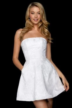 Sherri Hill - 53263 Strapless A-Line Short Dress