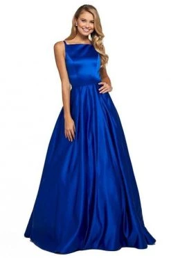 Sherri Hill - 53316 Square Neck A-line Gown With Train 12 Sherri Hill - 53316 Square Neck A-line Gown With Train