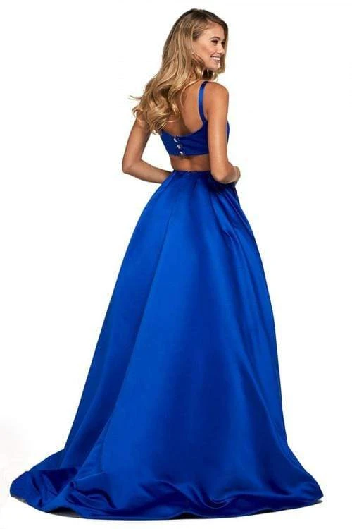 Sherri Hill - 53316 Square Neck A-line Gown With Train 8 Sherri Hill - 53316 Square Neck A-line Gown With Train