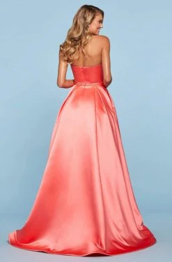 Sherri Hill - 53320 Strapless Beaded Neckline A Line Ballgown Dress