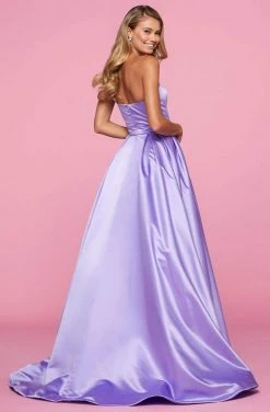 Sherri Hill - 53320 Strapless Beaded Neckline A Line Ballgown Dress