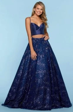 Sherri Hill - 53326 Two-Piece Mikado Ballgown Dress