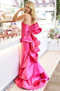 Sherri Hill - 53334 Ruffled Strapless Mermaid Long Dress