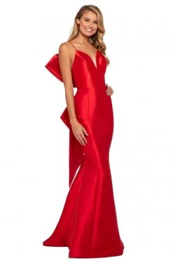 Sherri Hill - 53336 Bow-Accented Long Mermaid Dress