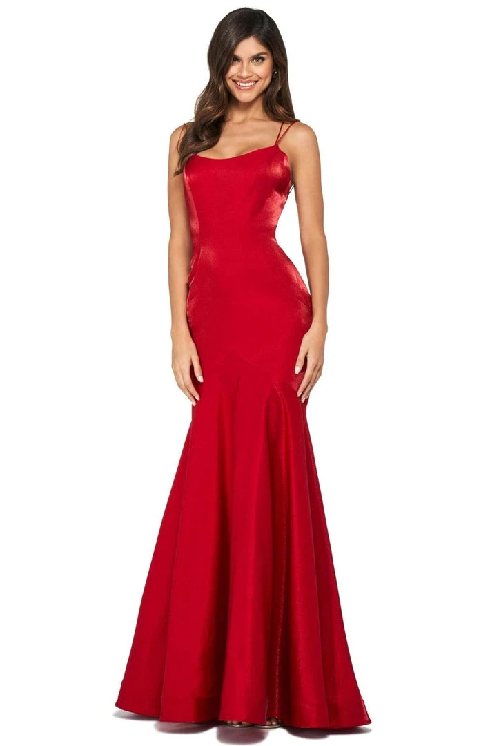 Sherri Hill - 53351 Sleeveless Scoop Neck Long Fitted Mermaid Dress 5 Sherri Hill - 53351 Sleeveless Scoop Neck Long Fitted Mermaid Dress