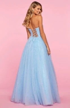 Sherri Hill - 53381 Beaded Strapless Pleated Ballgown