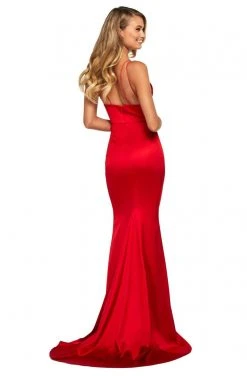 Sherri Hill - 53388 Sweetheart Satin Trumpet Dress