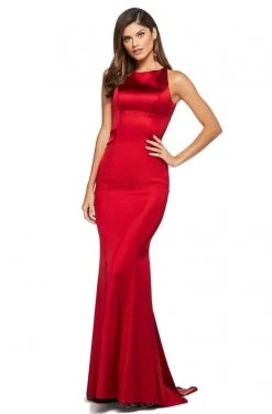 Sherri Hill - 53392 Crisscross Open Back Fitted Mermaid Dress 8 Sherri Hill - 53392 Crisscross Open Back Fitted Mermaid Dress