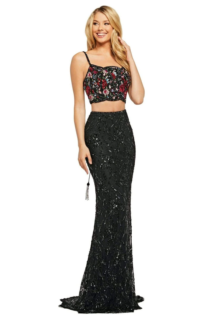 Sherri Hill - 53445 Two-Piece Beaded Sheath Dress 3 Sherri Hill - 53445 Two-Piece Beaded Sheath Dress