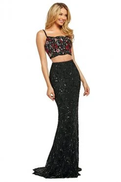 Sherri Hill - 53445 Two-Piece Beaded Sheath Dress 6 Sherri Hill - 53445 Two-Piece Beaded Sheath Dress