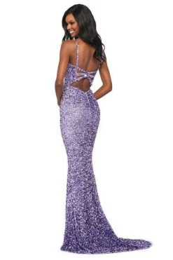 Sherri Hill - 53450 Sleeveless Beaded V Neck Long Dress 9 Sherri Hill - 53450 Sleeveless Beaded V Neck Long Dress