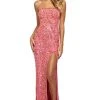 Sherri Hill - 53453 Beaded Strapless Sheath Evening Dress