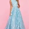 Sherri Hill - 53465 Bateau Long A-Line Dress 2 Sherri Hill - 53465 Bateau Long A-Line Dress