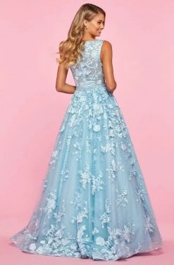 Sherri Hill - 53465 Bateau Long A-Line Dress