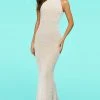 Sherri Hill - 53490 Beaded High Neckline Sheath Dress 1 Sherri Hill - 53490 Beaded High Neckline Sheath Dress