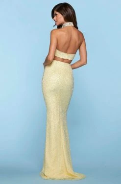 Sherri Hill - 53495 V-Neck Beaded Sheath Dress 10 Sherri Hill - 53495 V-Neck Beaded Sheath Dress